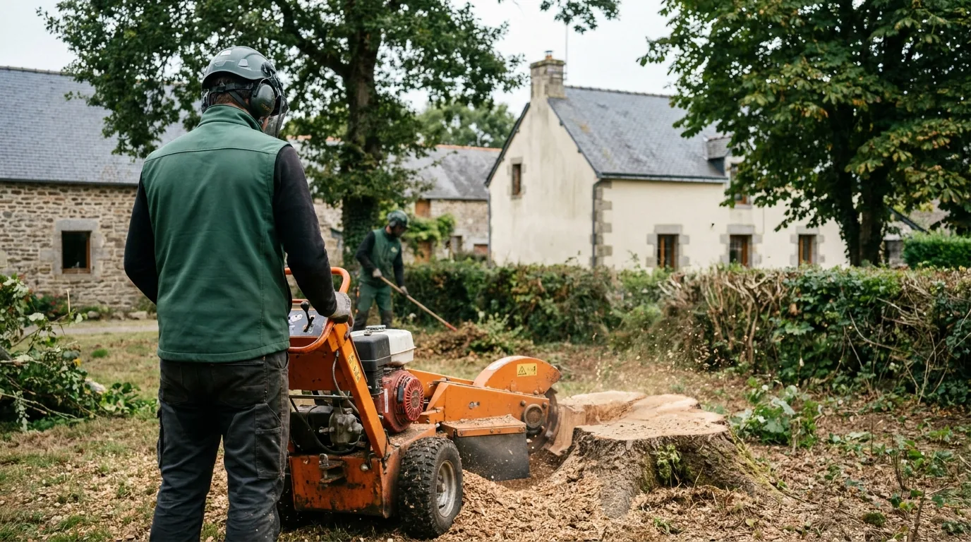 Dessouchage : méthodes, prix et quand intervenir, Morbihan